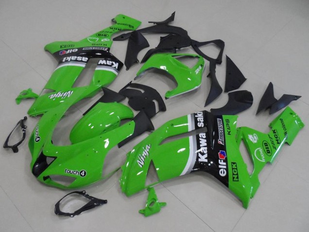 Carenados Moto Kawasaki ZX6R 2007-2008 - Verde Arrow Asequibles