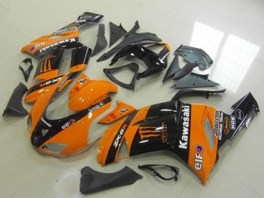 Carenados Moto Kawasaki ZX6R 2007-2008 - Naranja Monstruo Asequibles