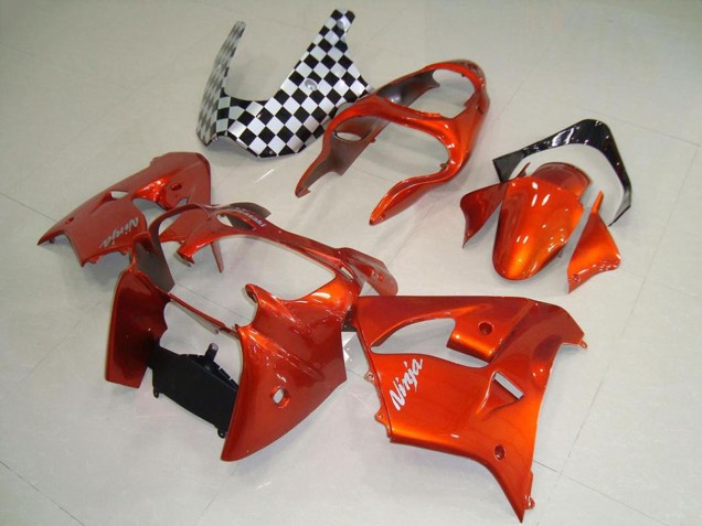 Carenados Moto Kawasaki ZX9R 2000-2001 - Naranja Asequibles