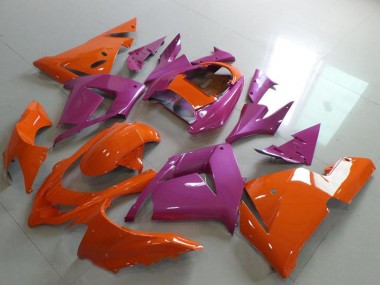 Carenados Moto Kawasaki ZX10R 2004-2005 - Naranja Rosa Asequibles