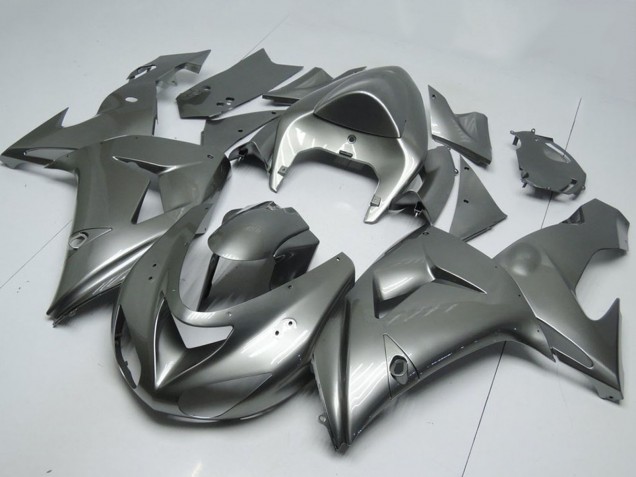 Carenados Moto Kawasaki ZX10R 2006-2007 - Gris Brillante Asequibles