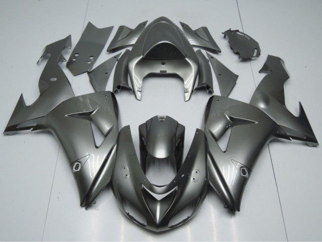 Carenados Moto Kawasaki ZX10R 2006-2007 - Gris Brillante Asequibles