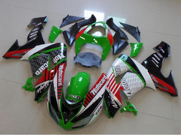 Carenados Moto Kawasaki ZX10R 2006-2007 - Verde Rojo Blanco Negro Motorad Asequibles
