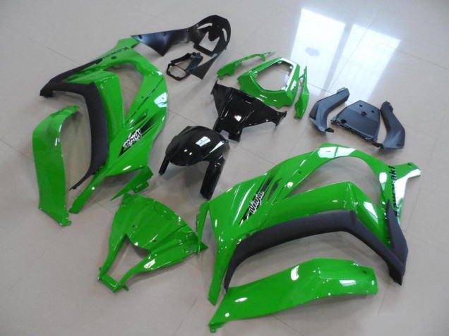 Carenados Moto Kawasaki ZX10R 2011-2015 - Verde Negro OEM Estilo Asequibles