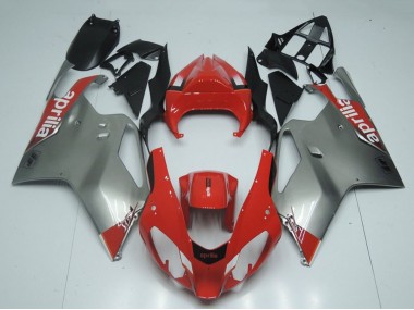 Carenados Moto Aprilia RSV1000 2003-2006 - Rojo Gris Negro Asequibles