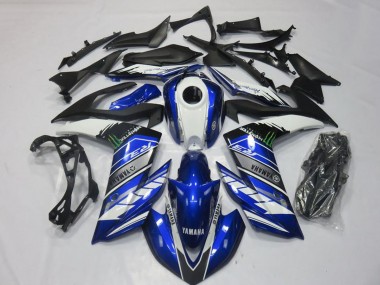 Carenados Moto Yamaha YZF R3 2015-2018 - Azul Blanco Negro Verde Monstruo Asequibles
