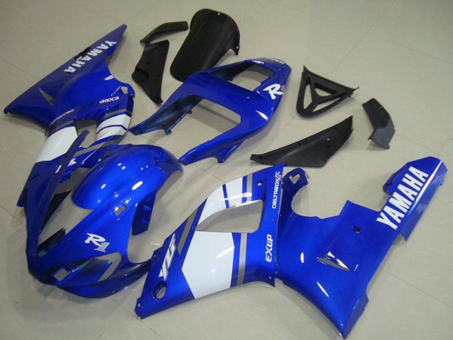 Carenados Moto Yamaha YZF R1 2000-2001 - Azul Blanco Asequibles