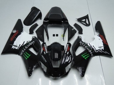 Carenados Moto Yamaha YZF R1 2000-2001 - Negro Brillante Blanco Rojo Verde Monstruo Asequibles