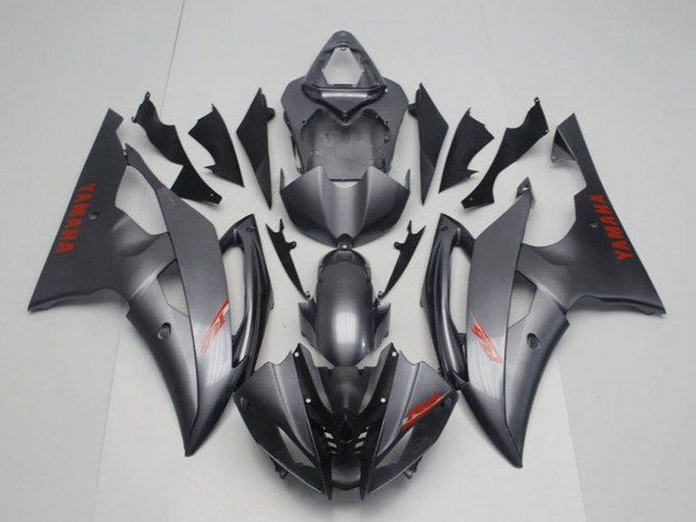 Carenado Moto Yamaha YZF R6 2008-2016 - Gris Rojo Calcomanías Asequibles