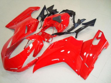 Carenados Moto Ducati 848 1098 1198 2007-2014 - Rojo Asequibles