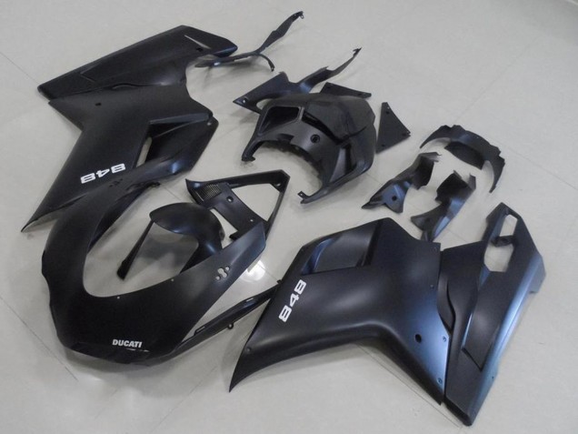 Kits Carenado Moto Ducati 848 2007-2014 - Negro Mate Asequibles