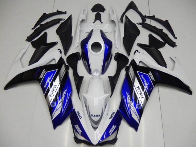Carenados Moto Yamaha YZF R3 2015-2018 - Blanco Azul Negro Yamalube Asequibles