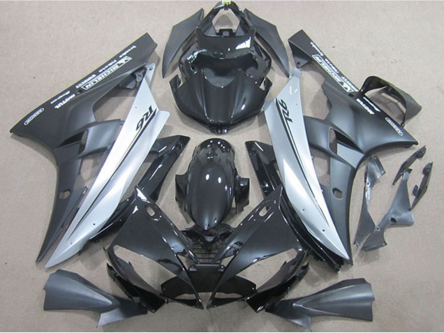 Carenados Moto Yamaha YZF R6 2006-2007 - Negro Brillante Negro Mate Plata Asequibles