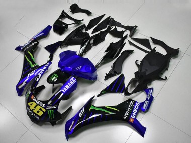 Carenados Moto Yamaha YZF R1 2015-2019 - Azul Blanco Negro Verde ENEOS Monstruo M1 46 Asequibles