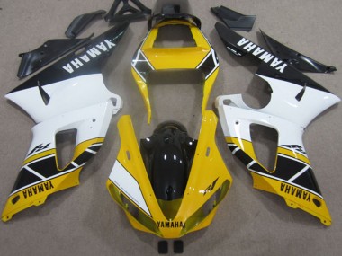Carenados Moto Yamaha YZF R1 2000-2001 - Amarillo Blanco Negro Asequibles