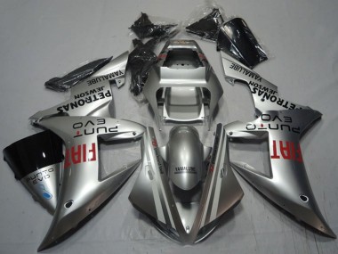 Carenados Moto Yamaha YZF R1 2002-2003 - Plata Rojo Fiat Asequibles