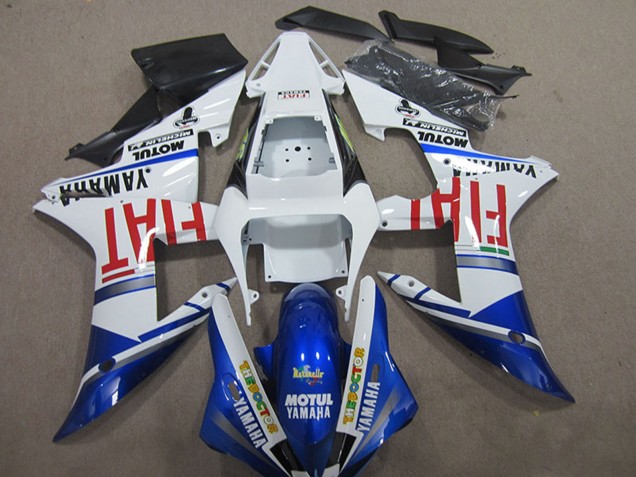 Carenados Moto Yamaha YZF R1 2004-2006 - Blanco Azul Rojo Fiat Motul Asequibles