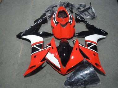 Carenados Moto Yamaha YZF R1 2004-2006 - Blanco Rojo Negro Asequibles