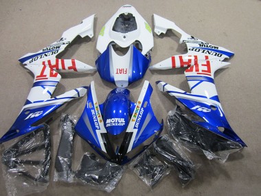 Carenados Moto Yamaha YZF R1 2004-2006 - Blanco Azul Motul Fiat Asequibles