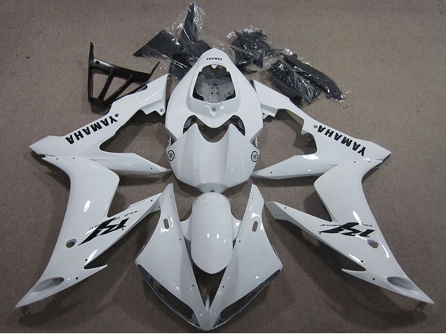 Carenados Moto Yamaha YZF R1 2004-2006 - Blanco Negro Calcomanía Asequibles