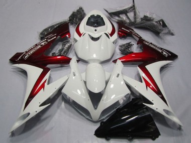 Carenados Moto Yamaha YZF R1 2004-2006 - Blanco Rojo Michelin Asequibles