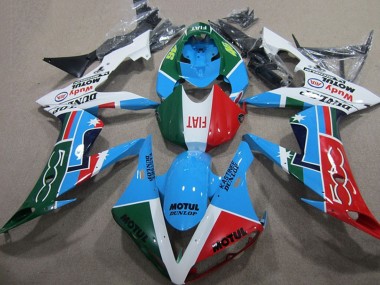 Carenados Moto Yamaha YZF R1 2004-2006 - Blanco Azul Rojo Verde Blanco Fiat Motul Asequibles