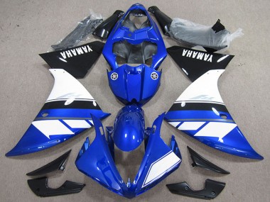 Carenados Moto Yamaha YZF R1 2009-2011 - Azul Blanco Negro Asequibles