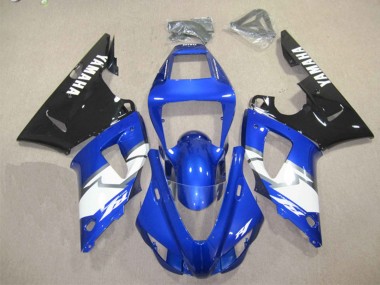 Kits Carenado Moto Yamaha YZF R1 2012-2014 - Azul Blanco Negro Brillante Asequibles