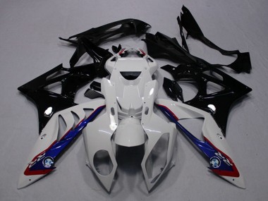 Carenados Moto BMW S1000RR 2009-2014 - Blanco Azul Negro Brillante Asequibles