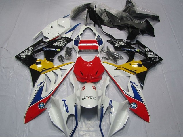 Carenados Moto BMW S1000RR 2009-2014 - Blanco Rojo Amarillo Azul Negro HP Castrol Asequibles