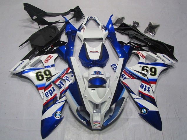 Carenados Moto BMW S1000RR 2009-2014 - Blanco Rojo Azul Negro Sterilgarda 69 Asequibles