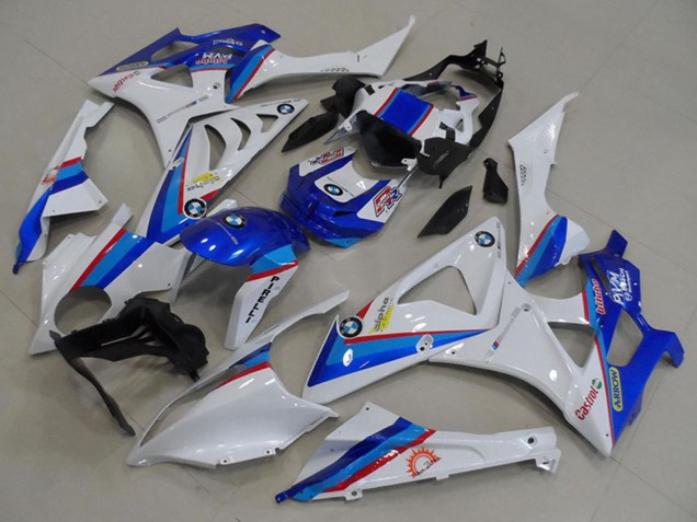 Carenados Moto BMW S1000RR 2009-2014 - Blanco Rojo Azul Castrol Pirelli Asequibles