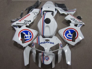 Carenados Moto Honda CBR600RR 2005-2006 - Blanco Azul Repsol Asequibles