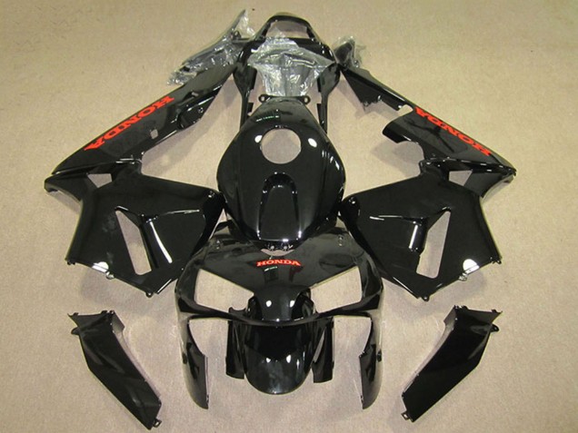 Carenados Moto Honda CBR600RR 2005-2006 - Negro Brillante Rojo Asequibles