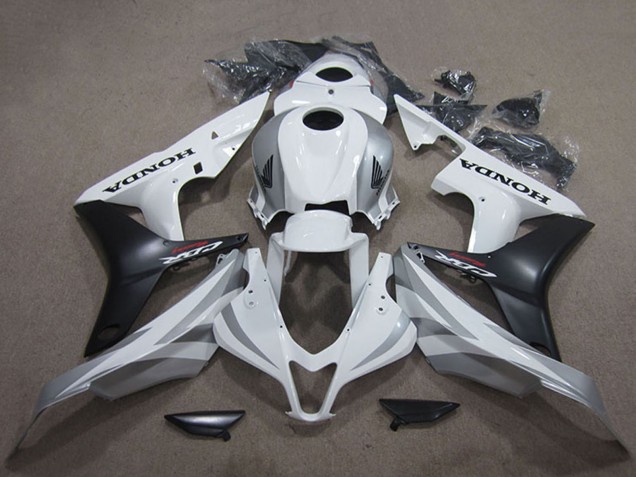 Carenado Moto Honda CBR600RR 2007-2008 - Blanco Negro Mate Asequibles