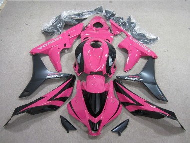 Kits Carenado Moto Honda CBR600RR 2007-2008 - Rosa Negro Mate Asequibles