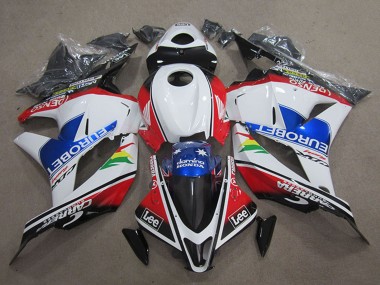 Carenados Moto Honda CBR600RR 2009-2012 - Blanco Rojo Azul EuroBet Lee Asequibles