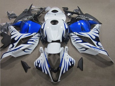 Carenados Moto Honda CBR600RR 2009-2012 - Blanco Azul Llama Asequibles