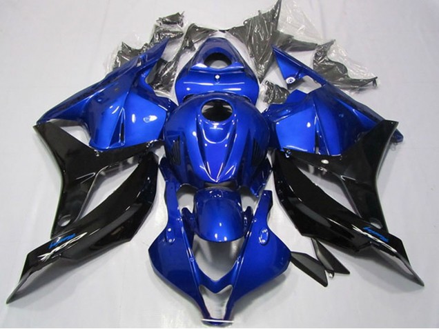 Carenados Moto Honda CBR600RR 2009-2012 - Azul Negro Brillante Asequibles