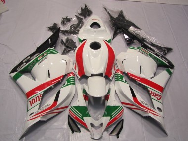 Carenado Moto Honda CBR600RR 2009-2012 - Blanco Rojo Verde Castrol Asequibles