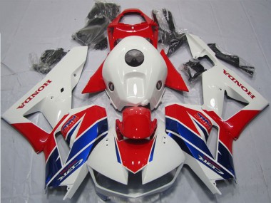 Carenado Moto Honda CBR600RR 2013-2023 - Blanco Rojo Azul HRC Asequibles