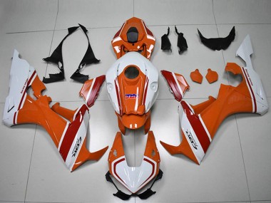 Carenados Moto Honda CBR1000RR 2017-2023 - Blanco Naranja Rojo HRC Asequibles