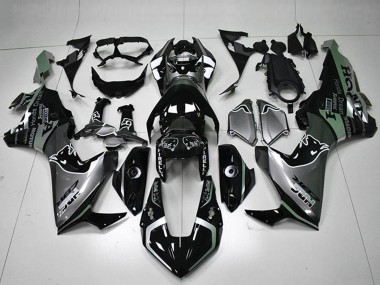 Carenados Moto Honda CBR1000RR 2017-2023 - Plata Negro Brillante HRC Asequibles