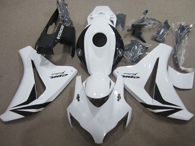 Carenados Moto Honda CBR1000RR 2008-2011 - Blanco Negro Brillante Fireblade Asequibles