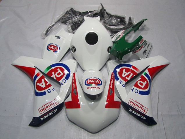 Carenados Moto Honda CBR1000RR 2008-2011 - Blanco Rojo Azul Pata Asequibles