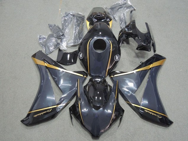 Carenados Moto Honda CBR1000RR 2008-2011 - Azul Oscuro Oro Negro Brillante Fireblade Asequibles