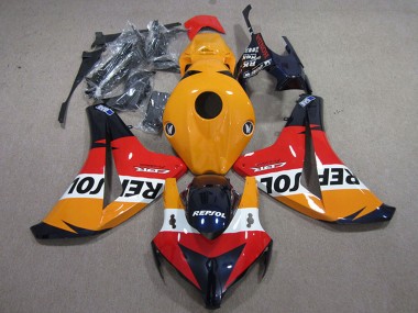 Kits Carenados Moto Honda CBR1000RR 2008-2011 - Naranja Blanco Rojo Negro Brillante Repsol Asequibles