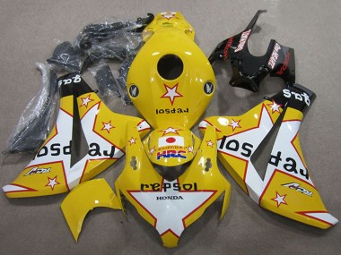 Carenados Moto Honda CBR1000RR 2008-2011 - Amarillo Blanco Negro Brillante Star Repsol HRC Asequibles