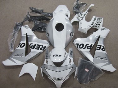 Carenado Moto Honda CBR1000RR 2008-2011 - Blanco Plata Negro Repsol Asequibles
