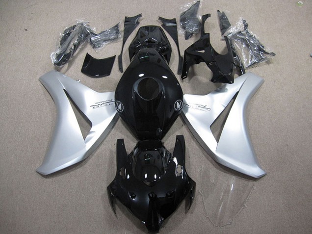 Carenados Moto Honda CBR1000RR 2008-2011 - Plata Negro Brillante Fireblade Asequibles